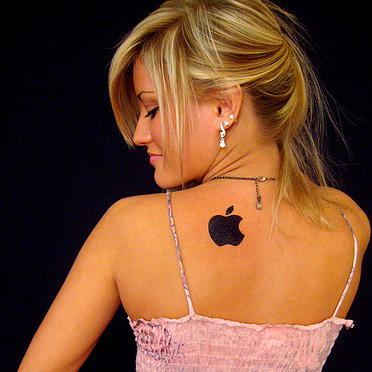 You have your love for all things Apple tattooed on your body